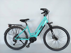 Pronta Consegna E-bike Donna Verde Tiffany